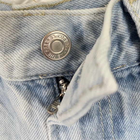 NEW FREE PEOPLE We The Free Bonita High Waist Distressed Jeans - Picture 8 of 12